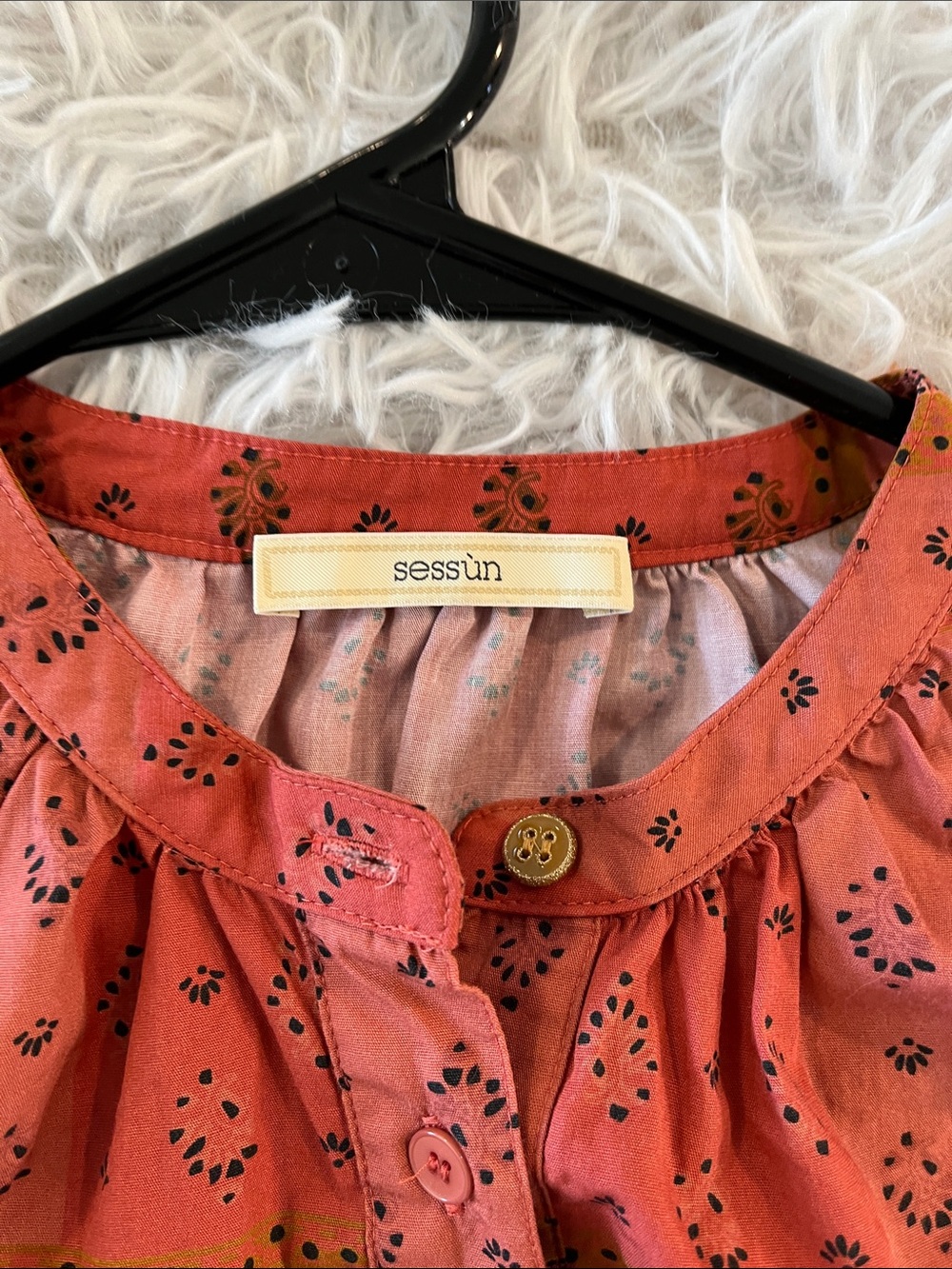 SESSUN ARTISTE BLOUSE - ROSSA LLANGO XS - Picture 11 of 11